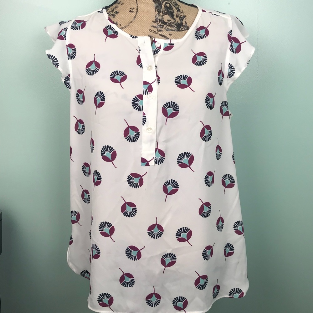 [LOFT] Patterned Blouse